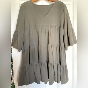 Casual dress in Olive 🫒